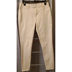 Warp Weft Women's Jeans JFK New York City Skinny Size 12 (Measures 31x28 )‎ Pink